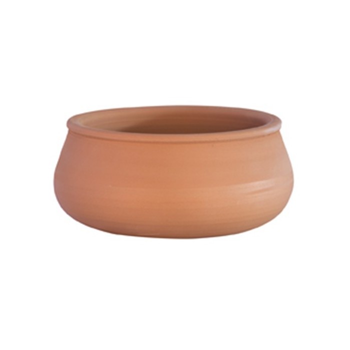 Mangiatoia aperta a tornio in terracotta