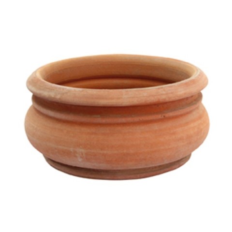 Ciotola liscia a tornio in terracotta | Terrecotte Cestenoli