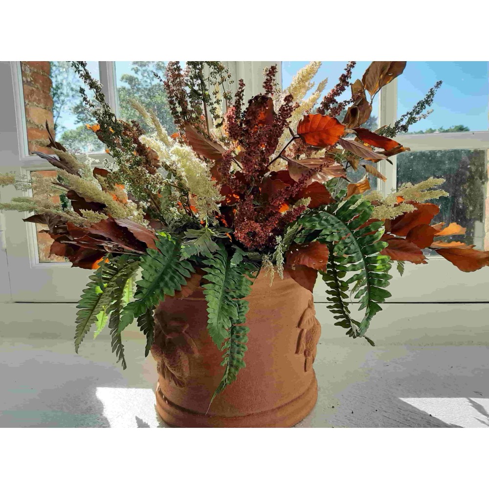 Cilindro con limoni in terracotta | Terrecotte Cestenoli