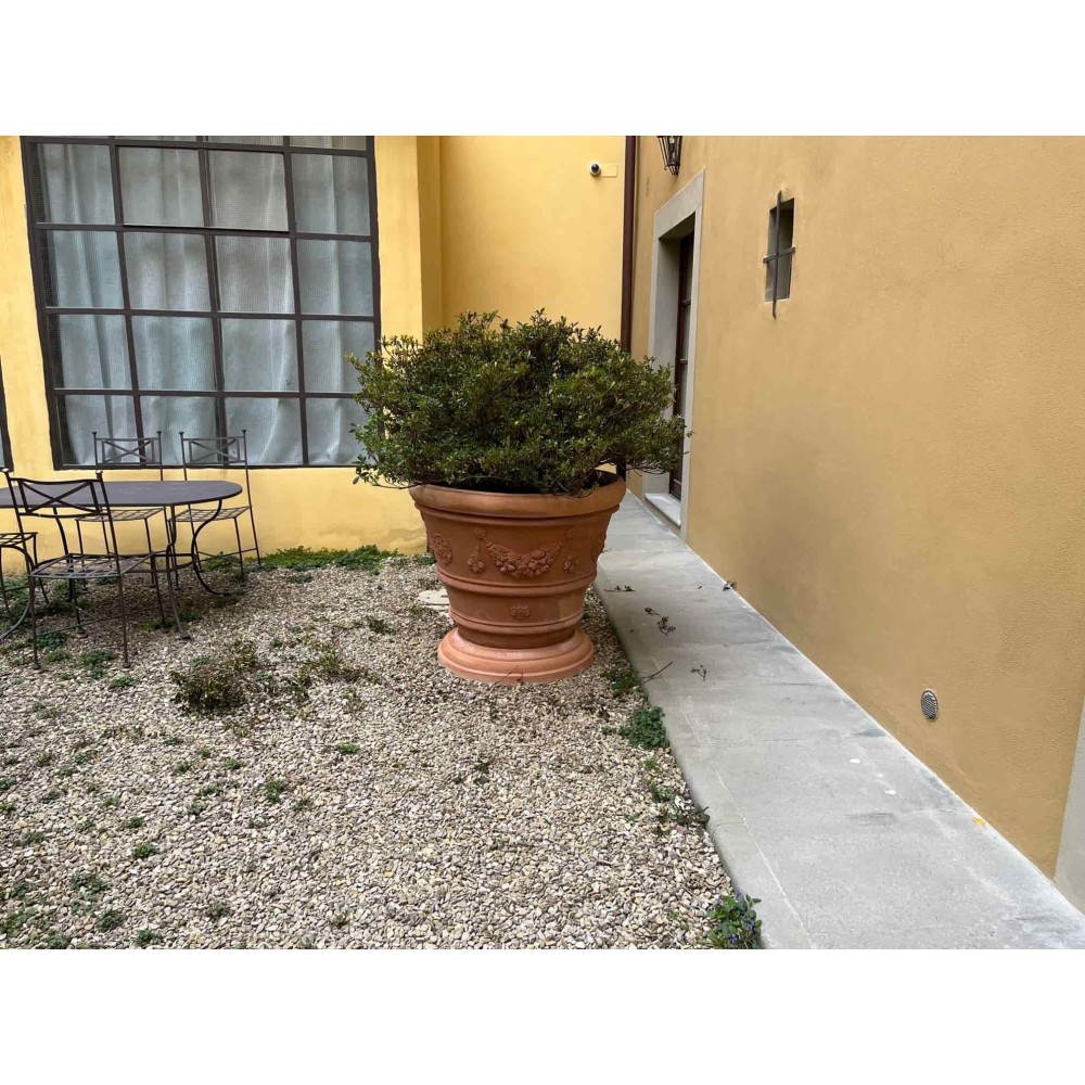 Base di rialzo per vasi tondi e orci in terracotta | Terrecotte Cestenoli