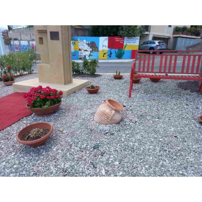 Mezza anfora in terracotta | Terrecotte Cestenoli