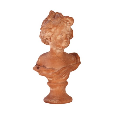 Child Bust With Terracotta Base