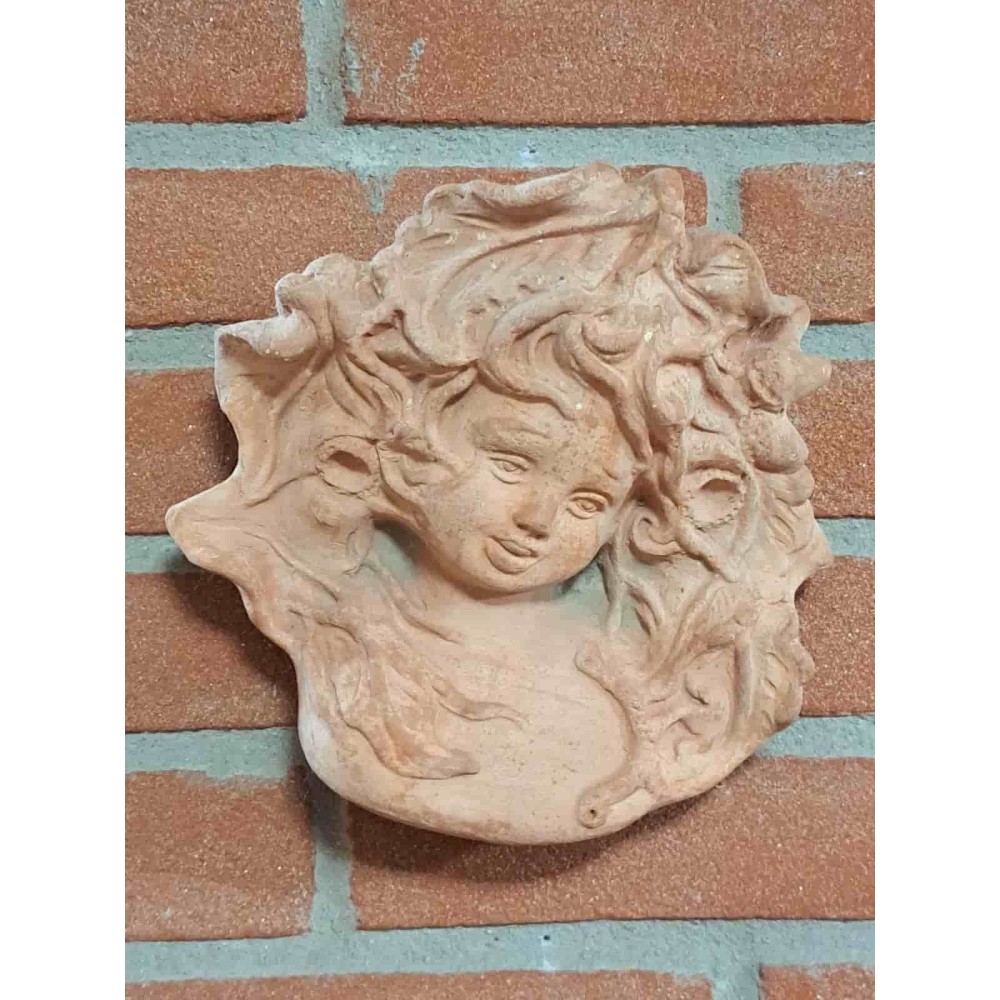 Maschera Inverno in terracotta | Terrecotte Cestenoli