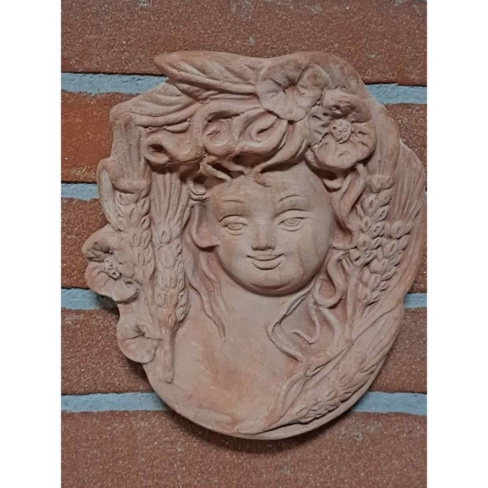 Maschera Estate in terracotta | Terrecotte Cestenoli
