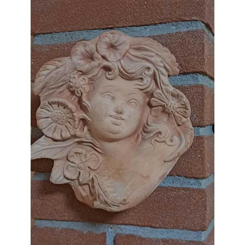 Maschera Primavera in terracotta | Terrecotte Cestenoli