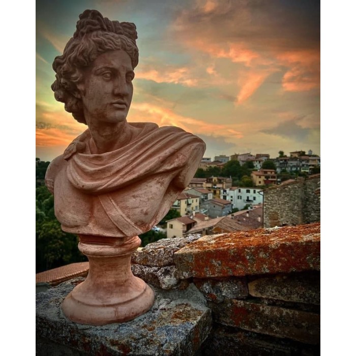 Terracotta Bust of Dionysus