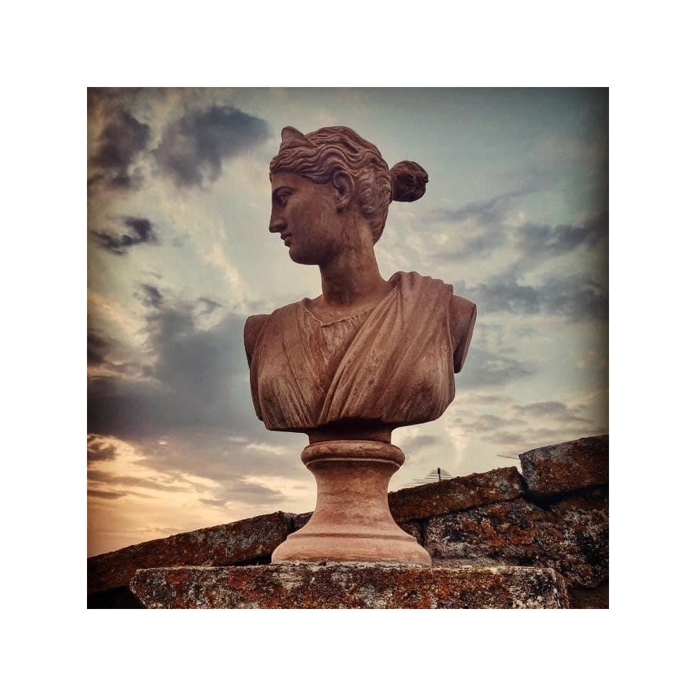 Busto Diana in terracotta | Terrecotte Cestenoli