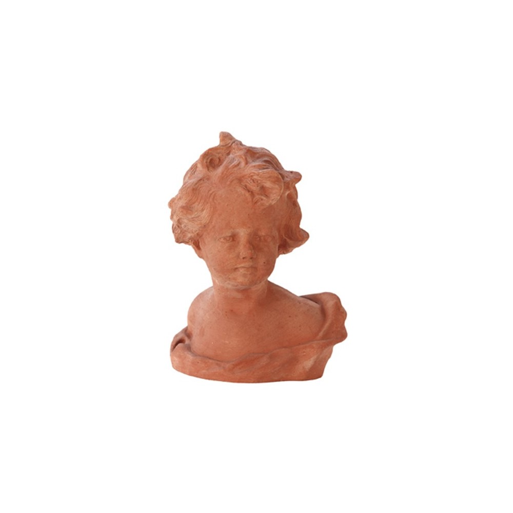 Child Bust in Terracotta