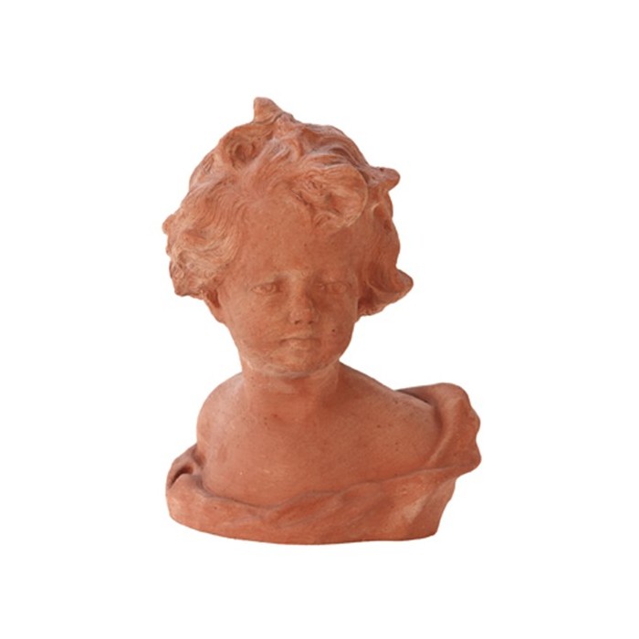 Child Bust in Terracotta