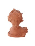 Child Bust in Terracotta