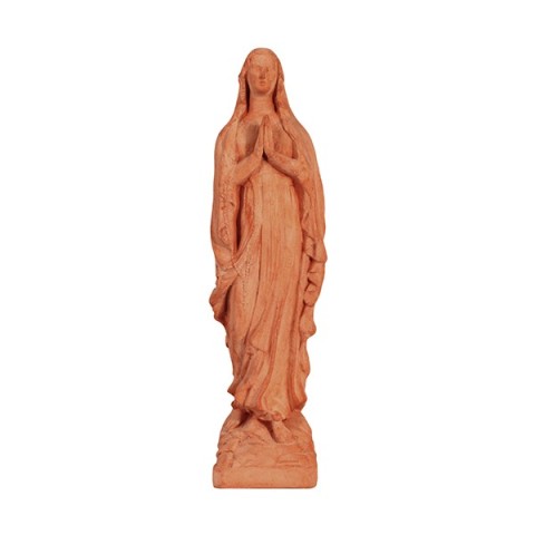 Madonna Lourdes in Terracotta