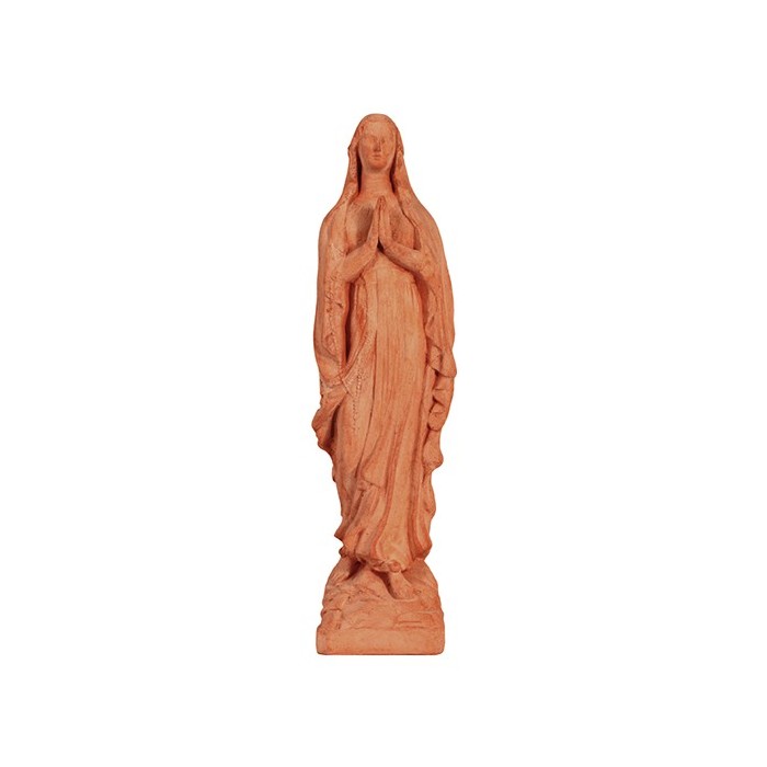 Madonna Lourdes in Terracotta