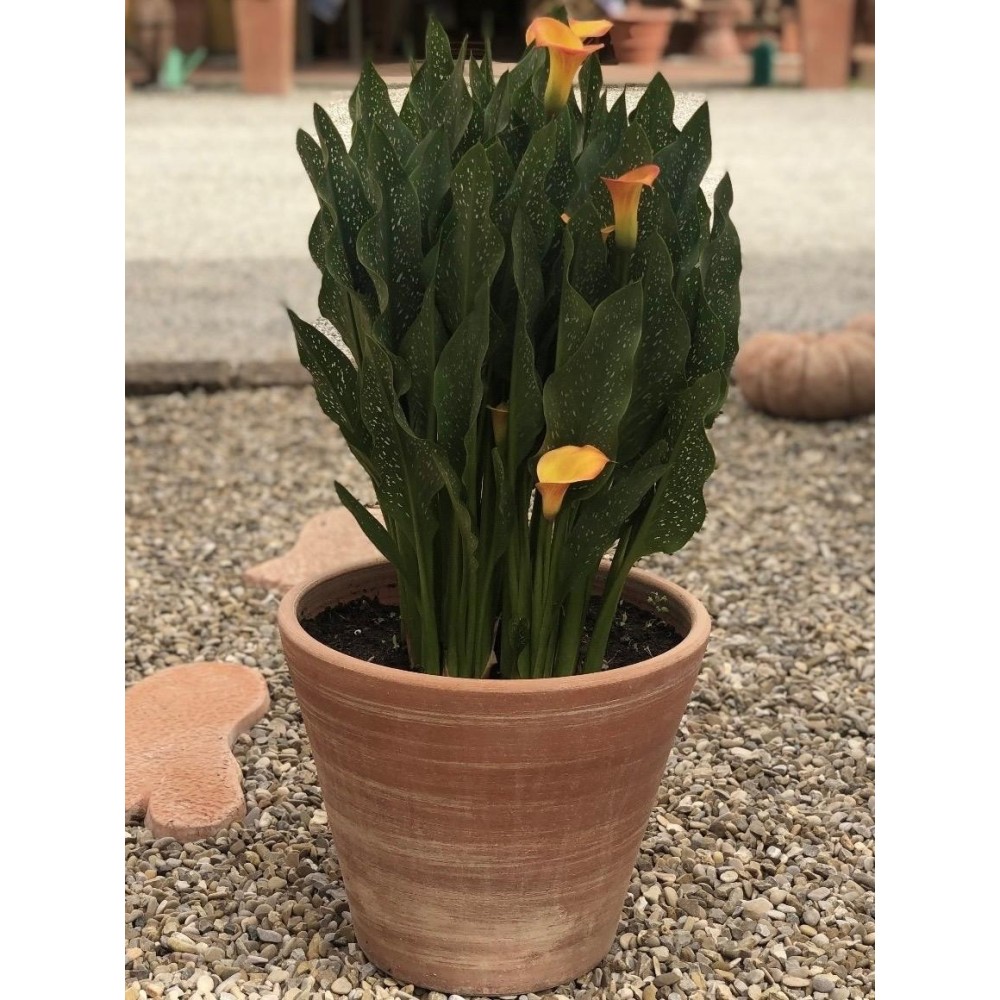 Smooth Modern Turned Terracotta Vase