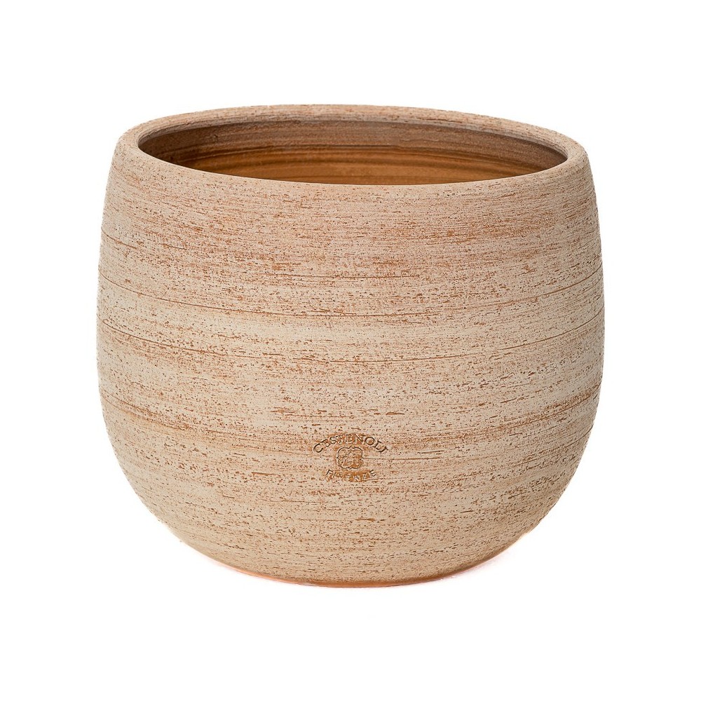 Modern Turned Terracotta Vase