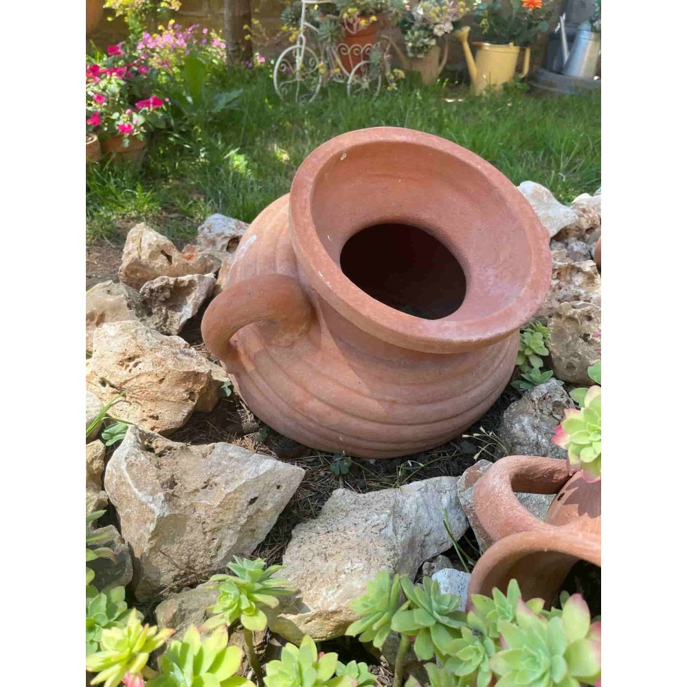 Mezza anfora in terracotta | Terrecotte Cestenoli