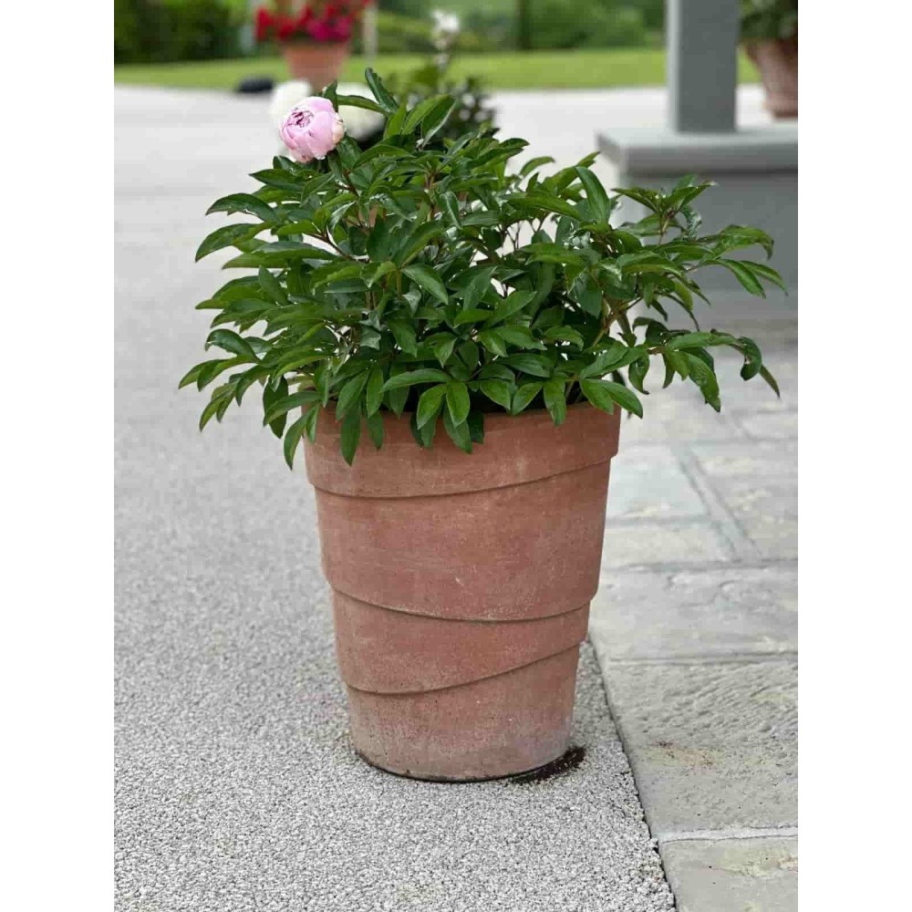 Vaso a fasce in Terracotta d'Impruneta | Terrecotte Cestenoli