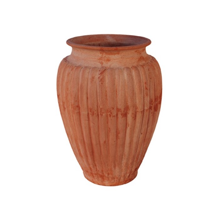 Portaombrelli Baccellato in Terracotta