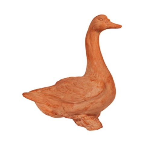 High-Necked Terracotta Duck