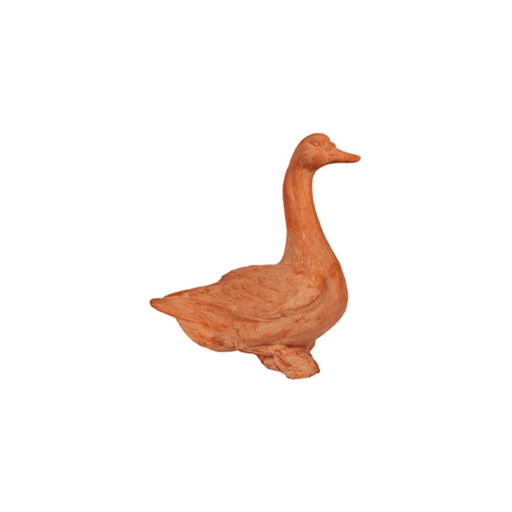 Papera con Collo Alto in Terracotta