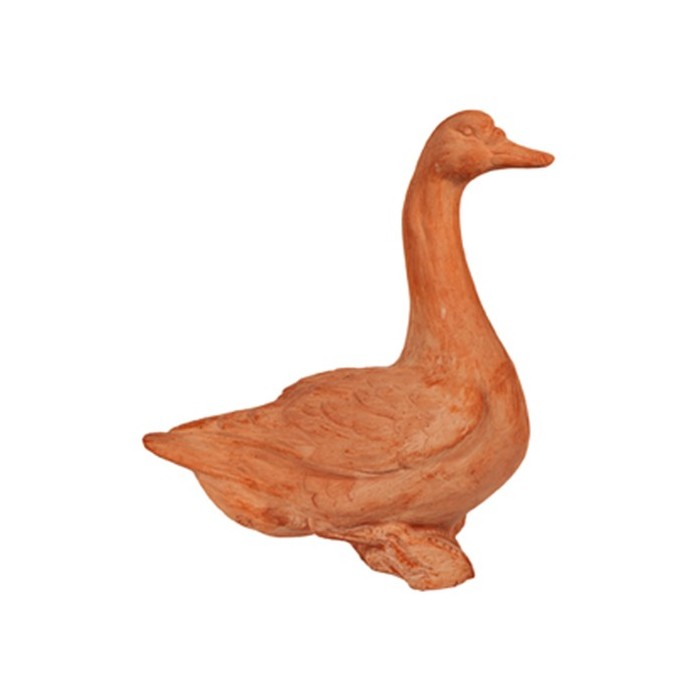 Papera con Collo Alto in Terracotta