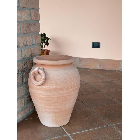 Portaombrelli liscio con campanelle in terracotta | Terrecotte Cestenoli 2