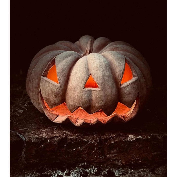 Zucca di Halloween in Terracotta