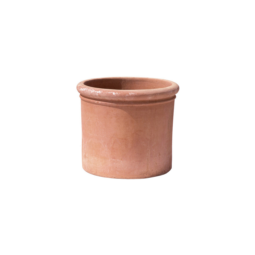 Smooth Impruneta Terracotta Cylinder
