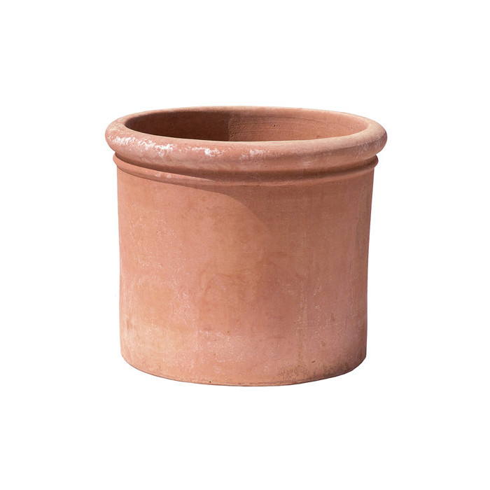 Smooth Impruneta Terracotta Cylinder