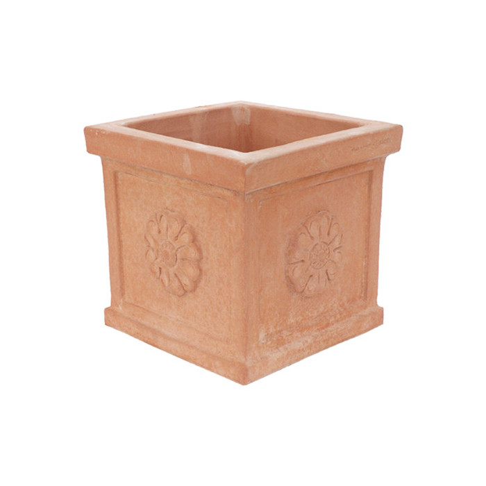 Impruneta Terracotta Rosetta Cube