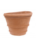 Smooth-Walled Impruneta Terracotta Vase