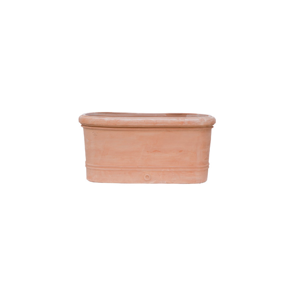 Ovale liscio in terracotta d'Impruneta | Terrecotte Cestenoli