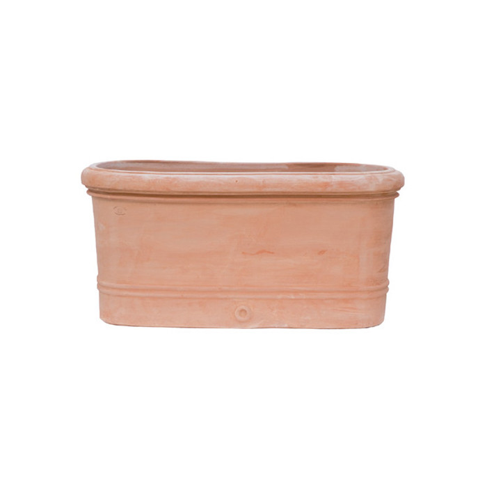 Ovale liscio in terracotta d'Impruneta | Terrecotte Cestenoli