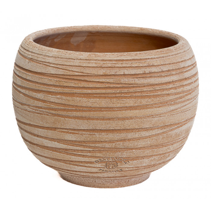 Ciotola con limoni a tornio in terracotta | Terrecotte Cestenoli