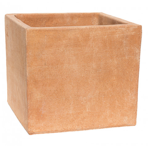 Quadrato liscio in terracotta d'Impruneta fatto a mano in galestro, shop online! 2